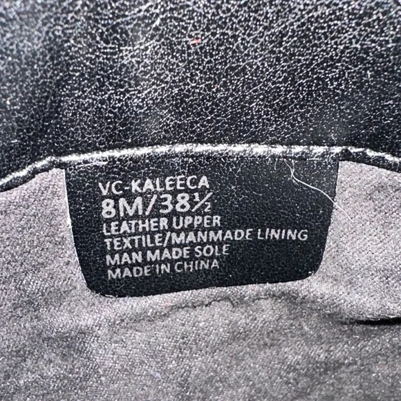 Vince Camuto Kaleeca Black Suede Boots - 8 - Picture 4 of 4